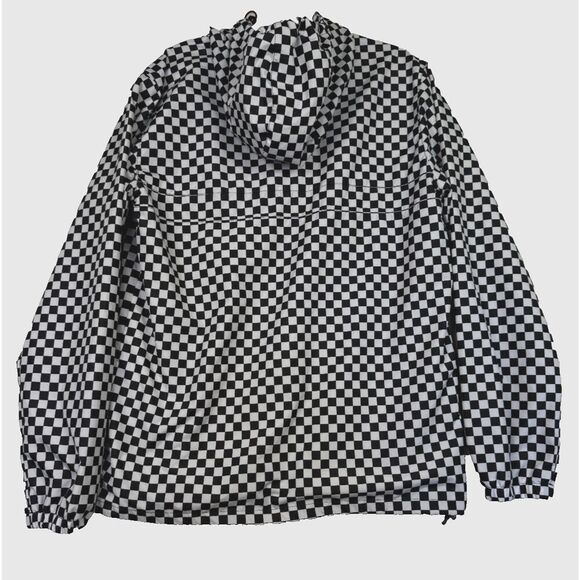 VANS Black & White Checker Lightweight Pullover - Checkerboard Pattern Size M - Picture 2 of 9